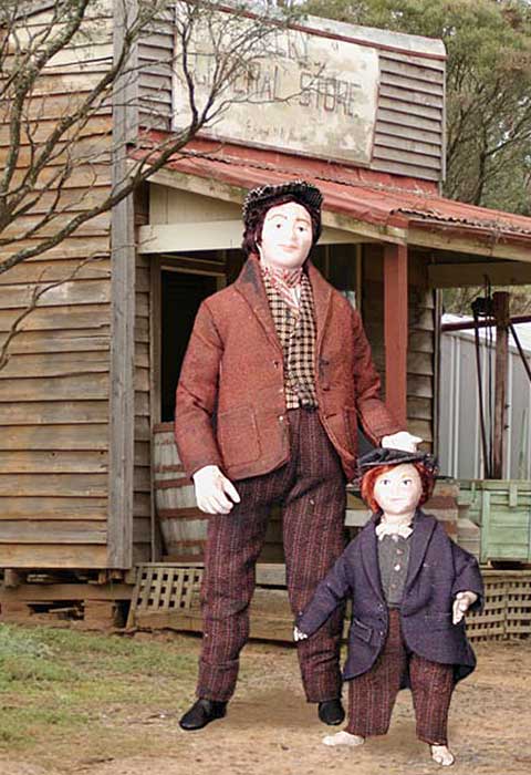 Waiting at the General Store - Victorian