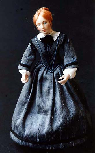 Governess in her plain dress